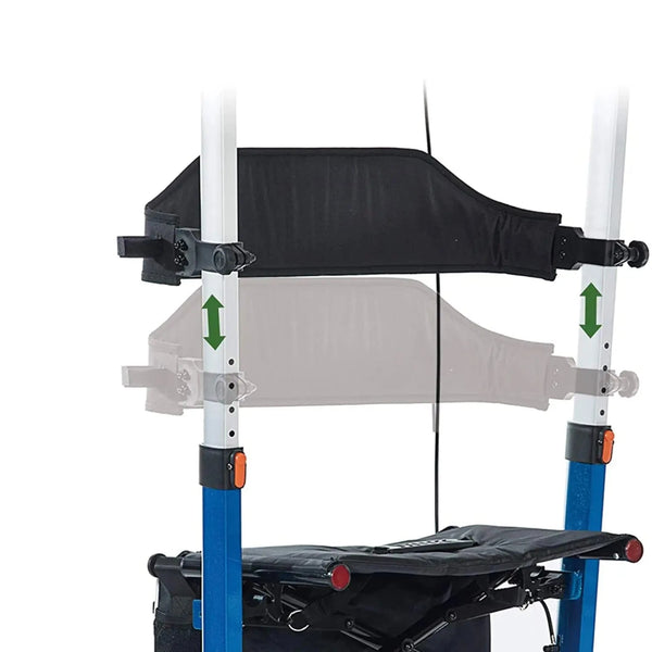 HCT-9291D Dual-Brake Upright Walker 10" Wheels