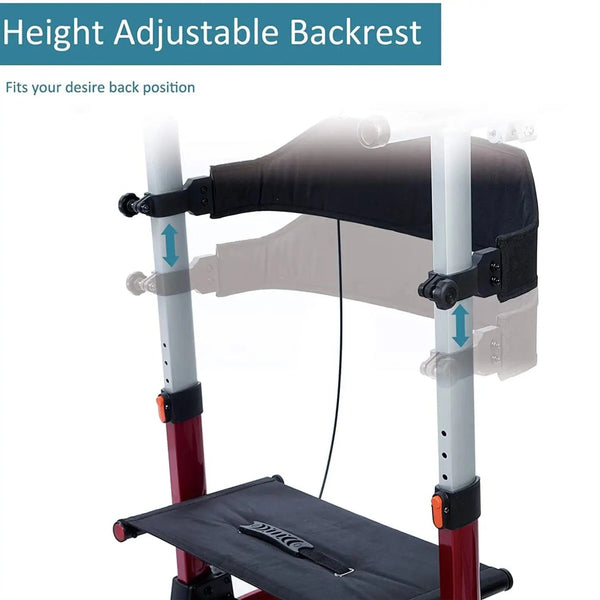 HCT-9291D Dual-Brake Upright Walker 10" Wheels Refurbished