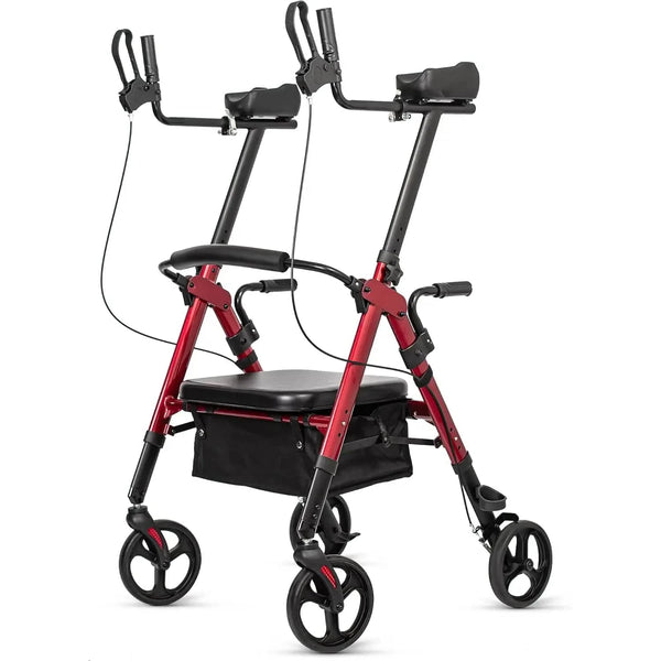 HFK-9219B Heavy Duty Bariatric Upright Walker 8" Wheels