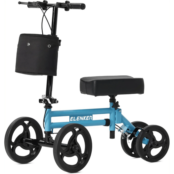 YF-9005E Adjustable Steerable Medical Knee Walker 10" Wheels