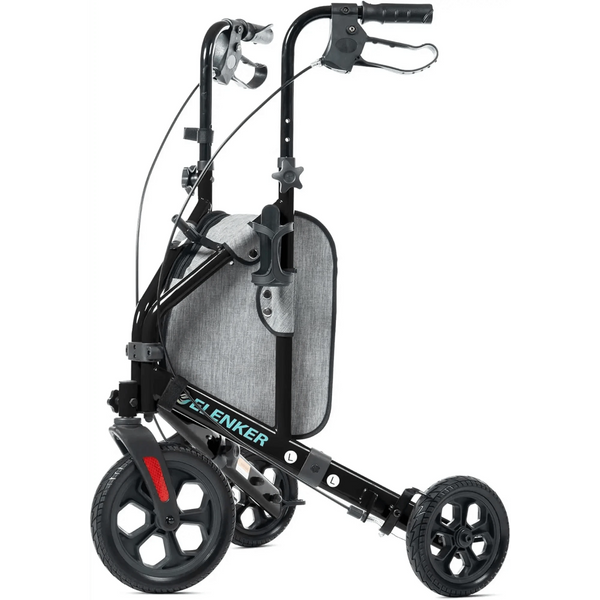 YF-9006B All-Terrain Portable Heavy Duty Rollator Walker 10" Wheels