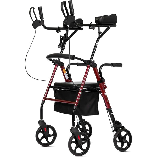HFK-9236 Dual-Brake Upright Walker 8" Wheels Refurbished