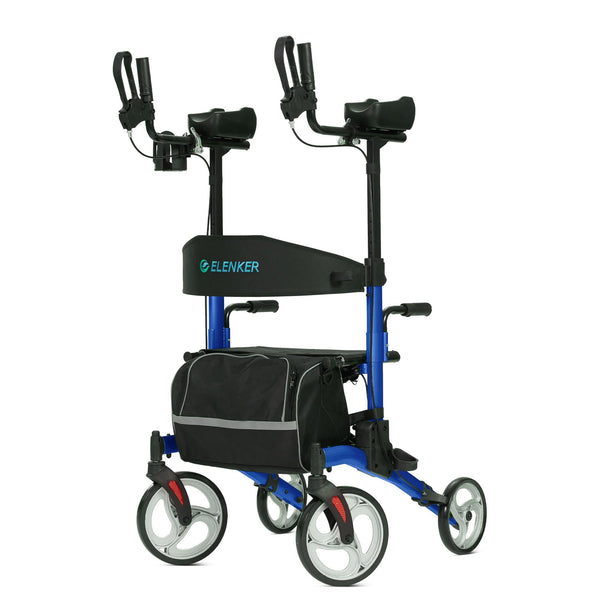 HFK-9240 Dual-Brake Upright walker 10" wheels
