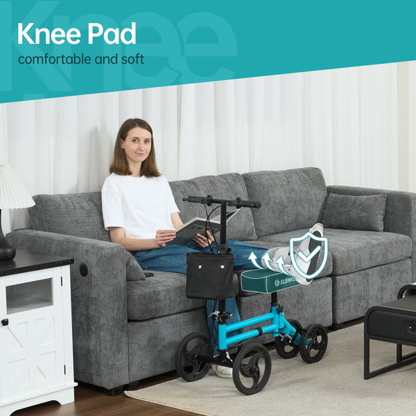 YF-9005G Economy Knee Walker 10" Wheels with Dual Braking System