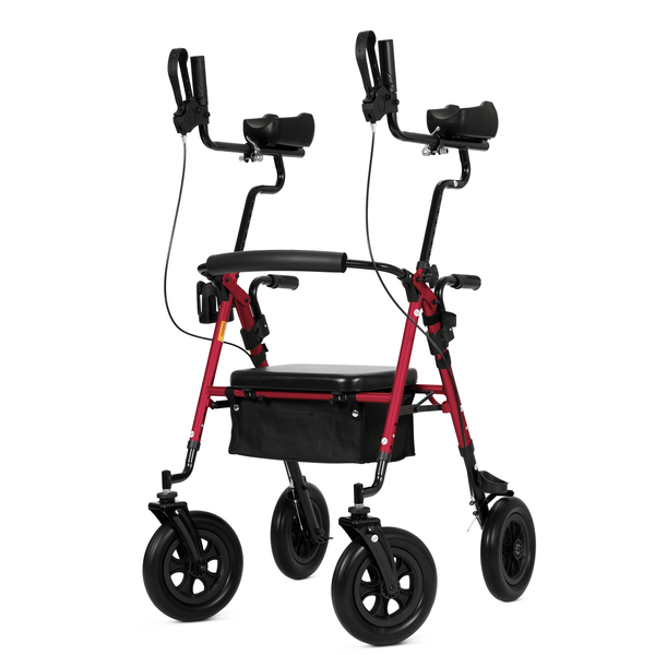 HFK-9236T4 All Terrain Dual-Brake Upright Walker 10" Wheels