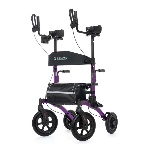 HFK-9240-2 All Terrain Dual-Brake Upright Walker 12" wheels