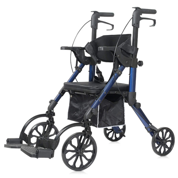 KLD-9269 2-in-1 Rollator Walker 10" Wheels