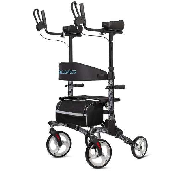 HFK-9240 Dual-Brake Upright walker 10" wheels