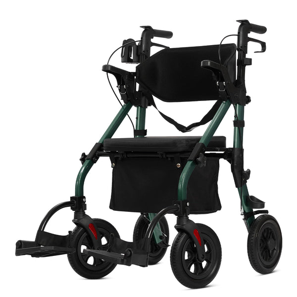 HFK-9269KD All Terrain 2-in-1 Rollator Walker 10" Wheels
