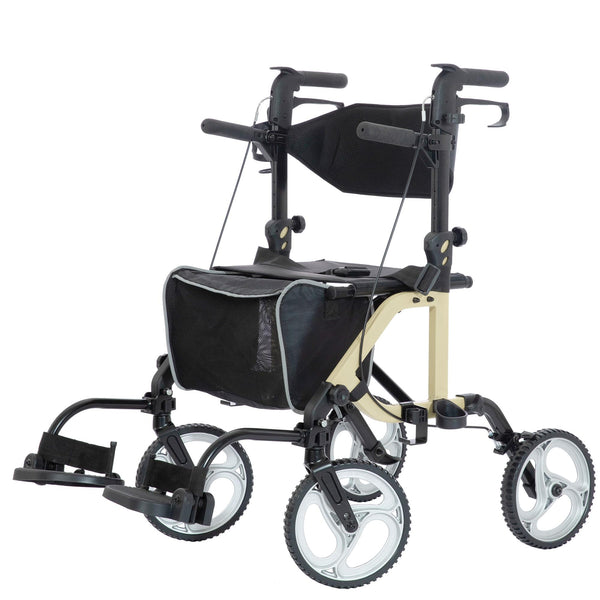 KLD-9224 2-in-1 Rollator Walker 10" Wheels