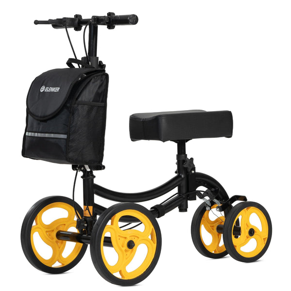 YF-9011A Deluxe Steerable Medical Knee Walker 10" Wheels