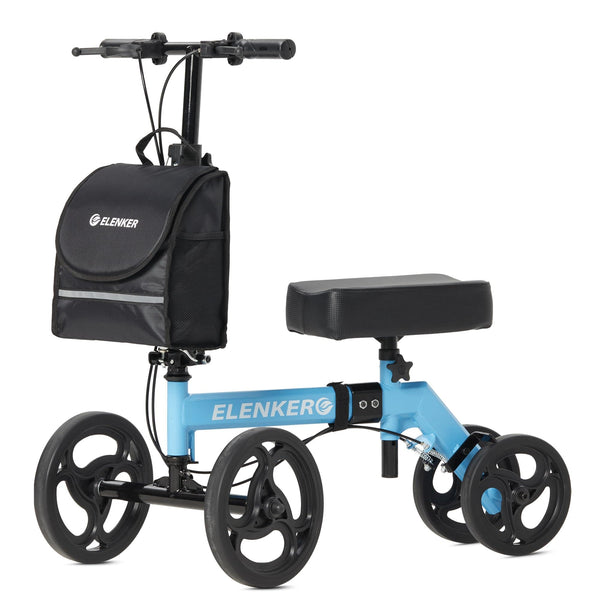 YF-9002D Steerable Deluxe Medical Knee Walker 10" Wheels