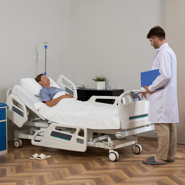 SLD-A51-112 Premium Heavy Duty Multi Functional Full Electric Hospital Bed With Control Panel