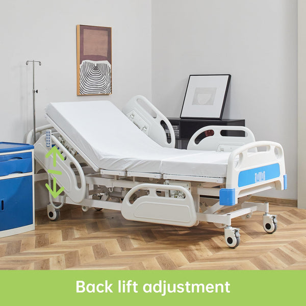 DH-7A13 5-Function Quiet Full Electric Hospital Bed With Remote Control