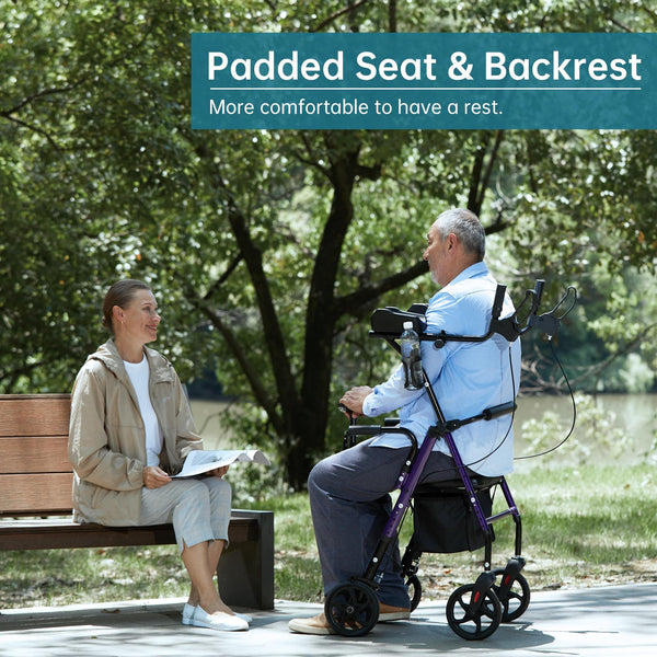 MT-8151 Dual-Brake Upright Walker 8" Wheels Refurbished