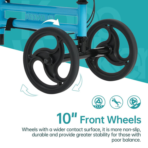 YF-9005F Knee Walker 10" Wheels with Dual Braking System
