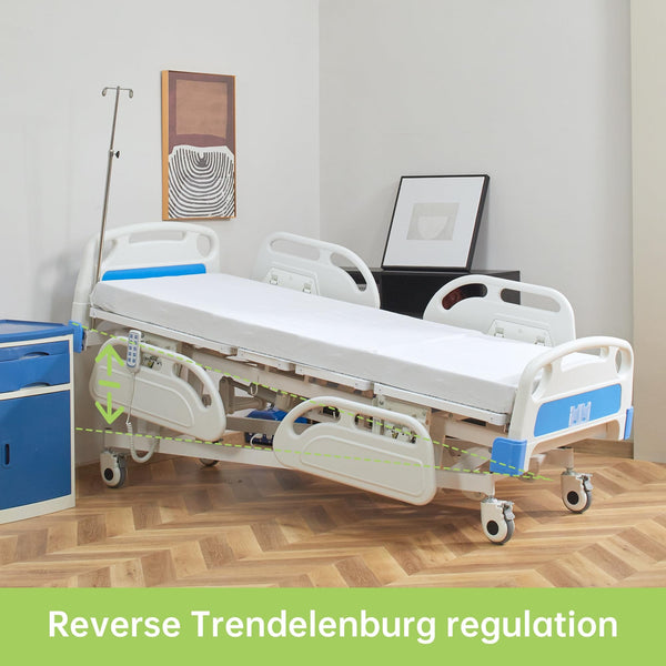 DH-7A13 5-Function Quiet Full Electric Hospital Bed With Remote Control