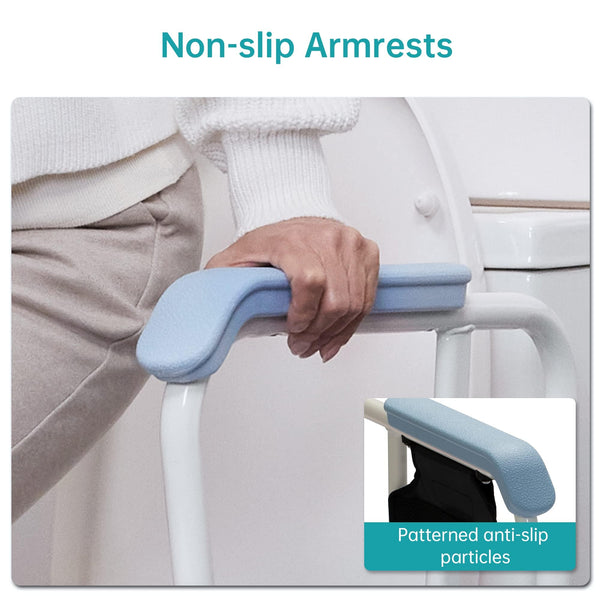 QC-F45 Height-Adjustable Toilet Safety Non-Slip Rails