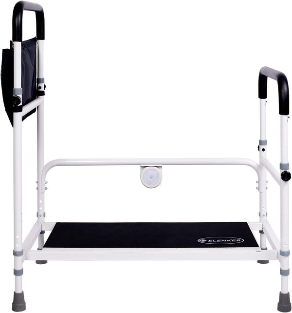 HFK-7204 Adjustable Safe Non-slip Bed Step Stool