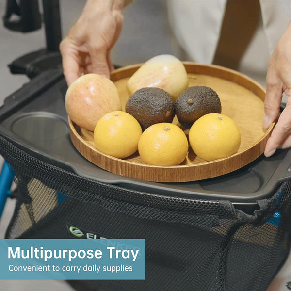 KLD-9215 Dual-Brake Lightweight Upright Walker 8" Wheels