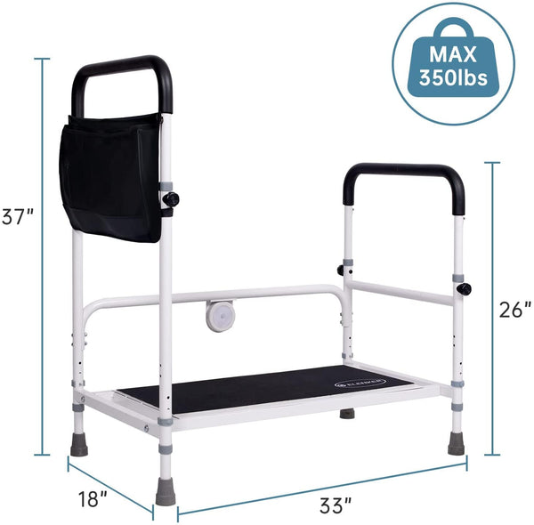 HFK-7204 Adjustable Safe Non-slip Bed Step Stool