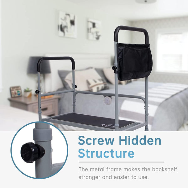 HFK-7204 Adjustable Safe Non-slip Bed Step Stool