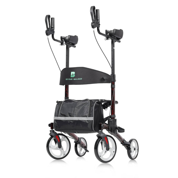 HFK-9240 Dual-Brake Upright walker 10" wheels Refurbished