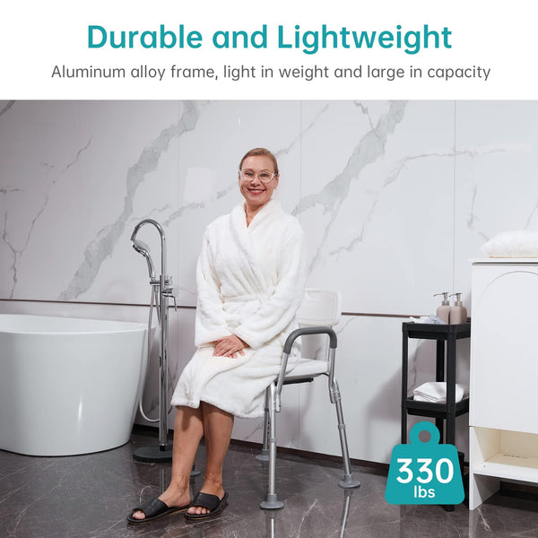 KY-1203B-1 4-in-1 Non-Slip Medical Shower Seat Chair