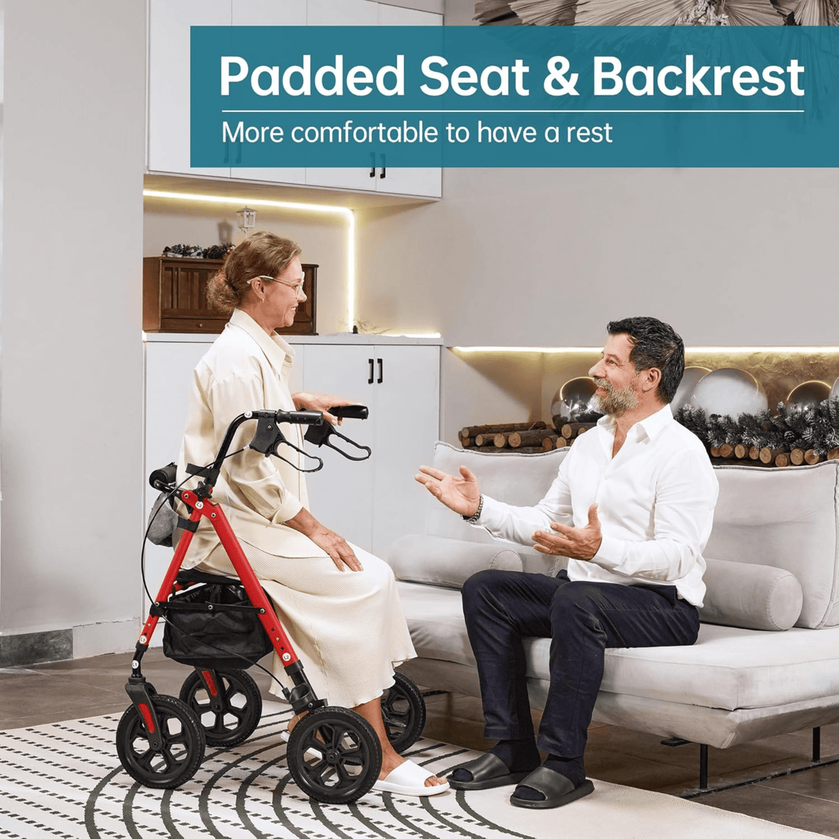 Can I Use a Rollator Walker with Seat at Work? – Elenker