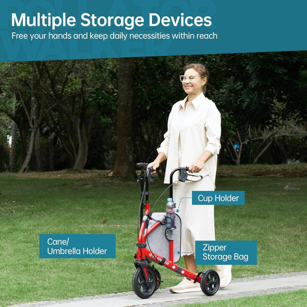 Should I Get a 3-Wheel or 4-Wheel Rollator Walker?