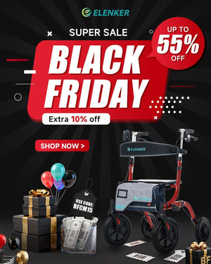 Elenker Rollator Walkers Black Friday Deals 2025 Start Now