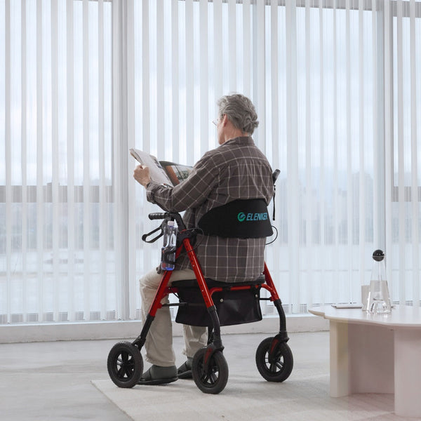 Are Rollator Seats Wide Enough and Comfy for Breaks?