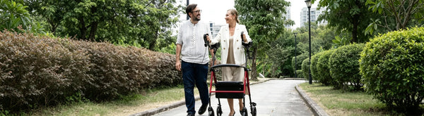 Best Rollator Walker for Elderly with Balance Problems and Weak Legs