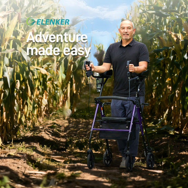 How to Use a Rollator Walker on Different Surfaces