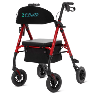 How to set up Elenker KLD-9218-10 rollator walker with seat