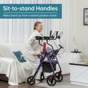 Upright Rollator Walkers vs Standard Rollator Walkers