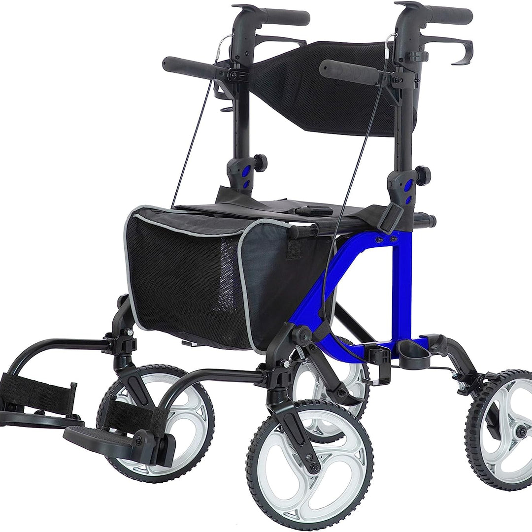 Elenker 2 in 1 Rollator Walker | Transport Chairs
