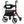 KLD-9315 All-Terrain Rollator Walker 10” Wheels