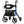 KLD-9315 All-Terrain Rollator Walker 10” Wheels