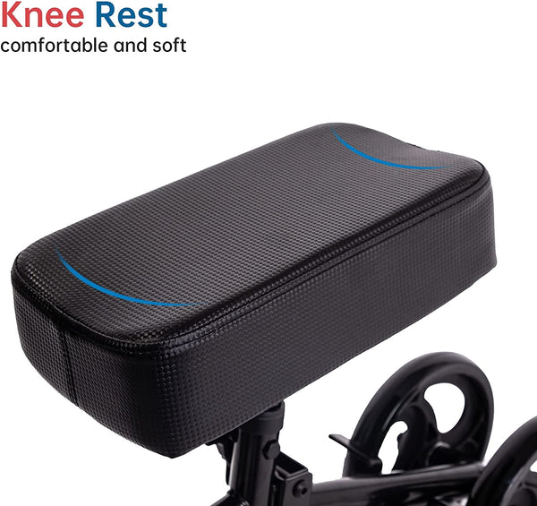 YF-9003-1 ELENKER® Knee Scooter with Basket Dual Braking System for Ankle and Foot Injured Black Refurbished