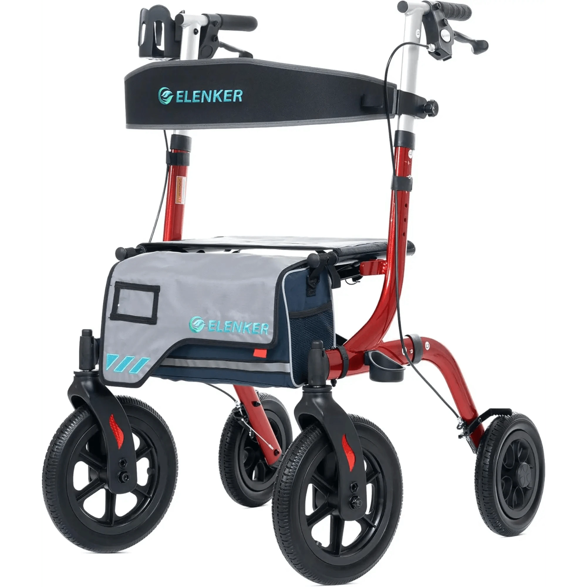 Elenker HFK-9210KDB All-Terrain Rollator with 12” Wheels Elenker HFK-9210KDB All-Terrain Rollator with 12” Wheels