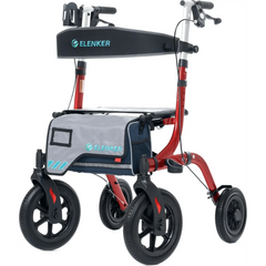 HFK-9210KDB All Terrain Dual-Brake Rollator Walker 12