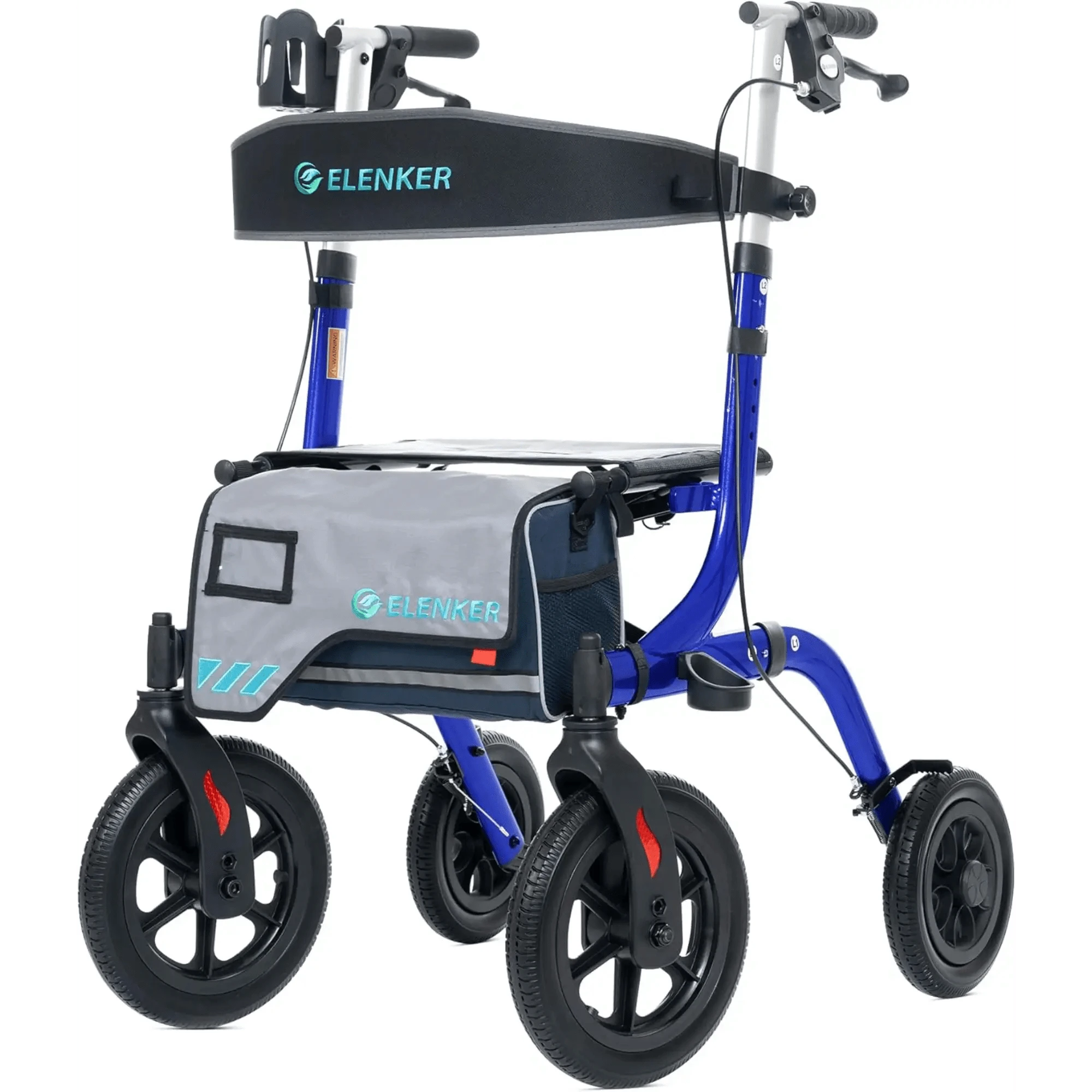 HFK-9210KDB All Terrain Dual-Brake Rollator Walker 12