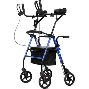 HFK-9236 Dual-Brake Upright Walker 8" Wheels Refurbished