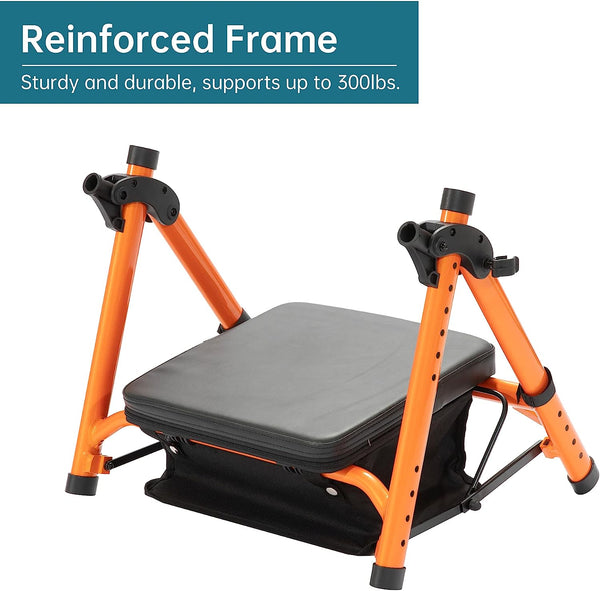 KLD-9218 All Terrain Dual-Brake Rollator Walker 8" Wheels