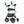 HFK-9240-2 All Terrain Dual-Brake Upright Walker with Seat and 12