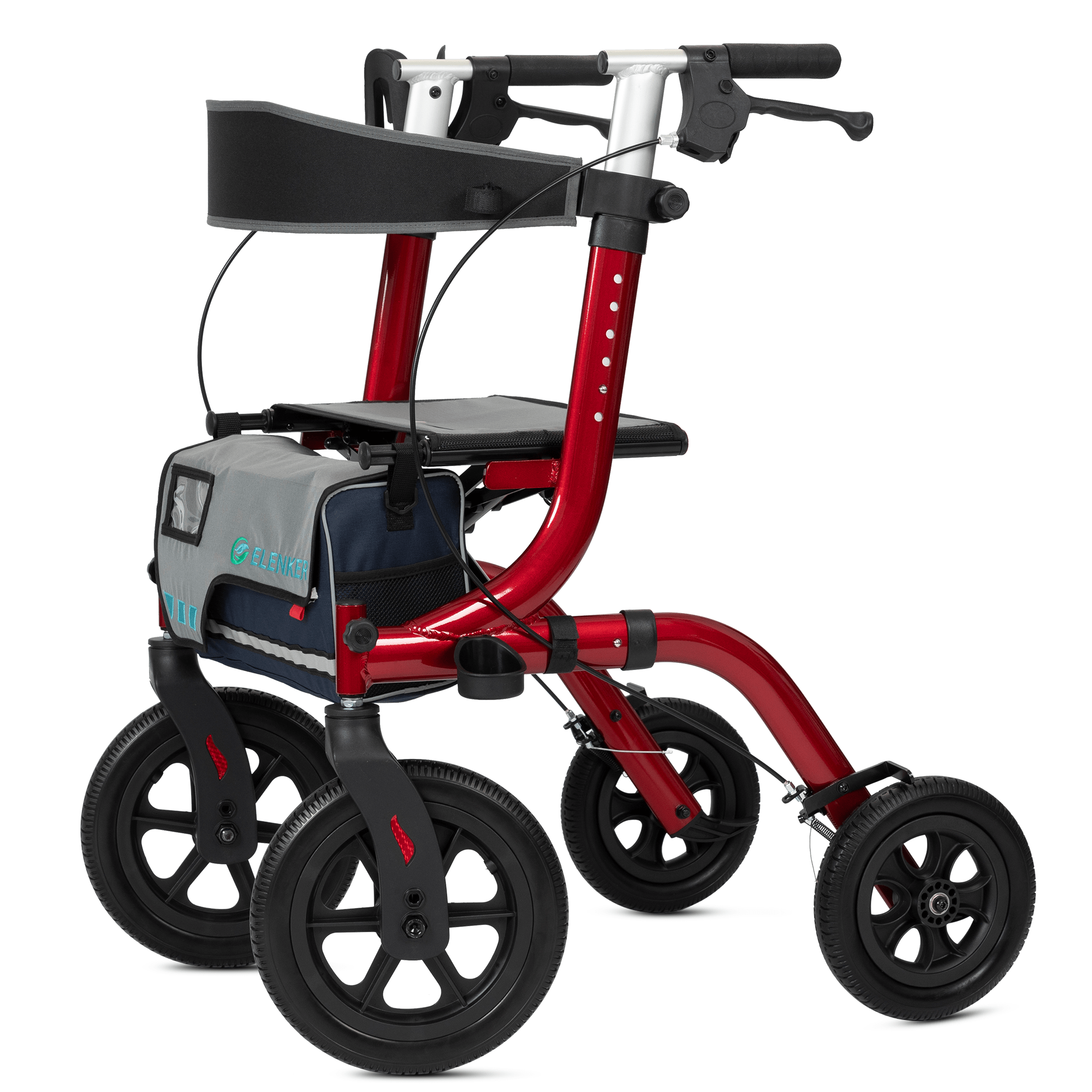 HFK-9210KDB All Terrain Dual-Brake Rollator Walker 12