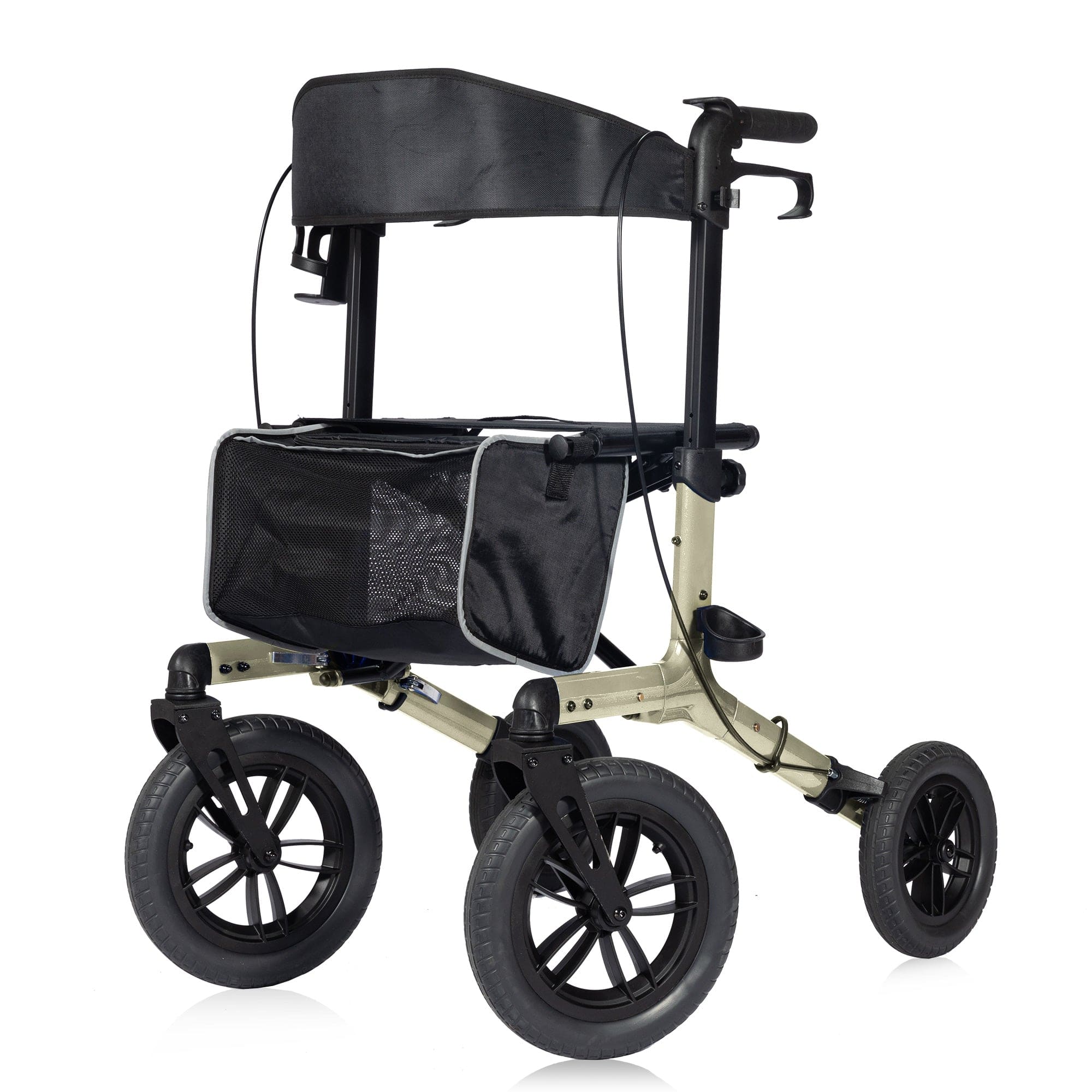 KLD-9212 All Terrain Dual-Brake Rollator Walker 12