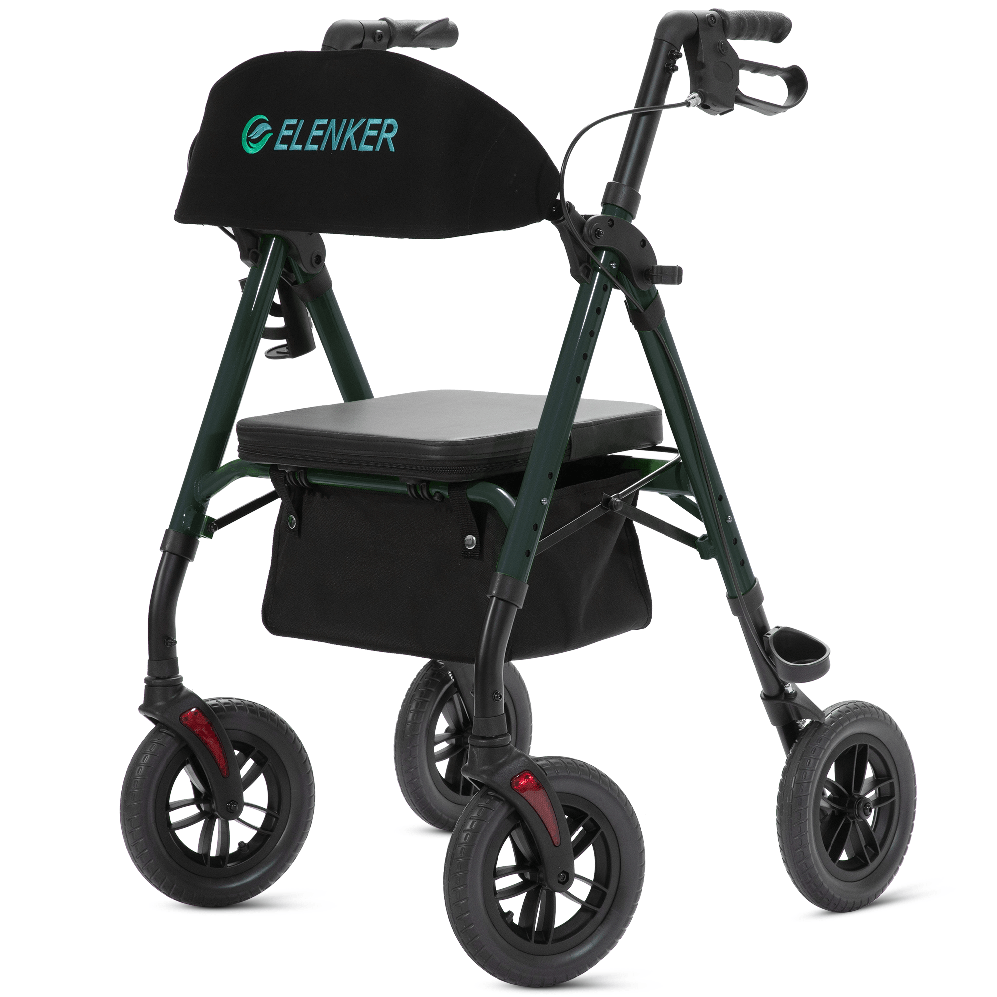 KLD-9218-10 All Terrain Dual-Brake Rollator Walker 10
