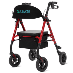 KLD-9218-10 All Terrain Dual-Brake Rollator Walker 10